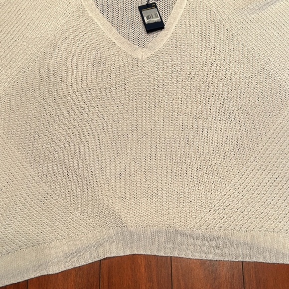 NWT Polo Ralph Lauren 100% Linen Relaxed Fit Open Knit Cropped Sleeveless Top - Picture 7 of 13